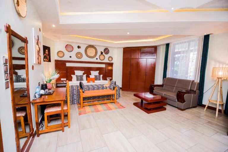 Kerama-Silent-Lodge-Executive-Room-Bed-Area